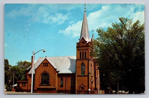 Postcard rice lake - wi, st